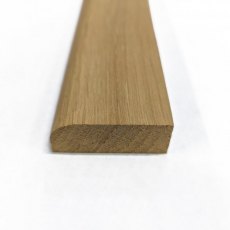 Mid Length Oak Bench Slats with a Bullnose Profile
