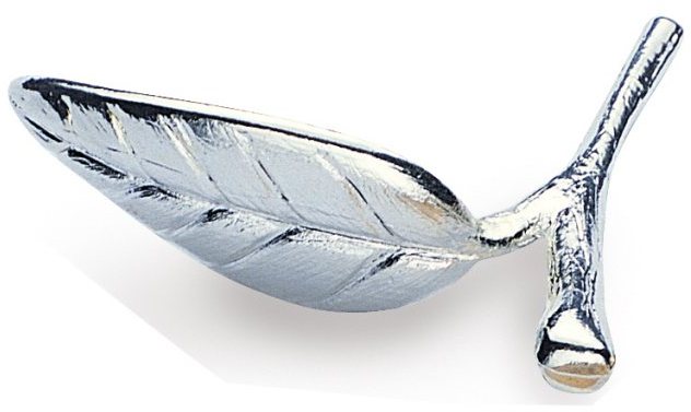 Craft Supplies Apple Leaf - Silver