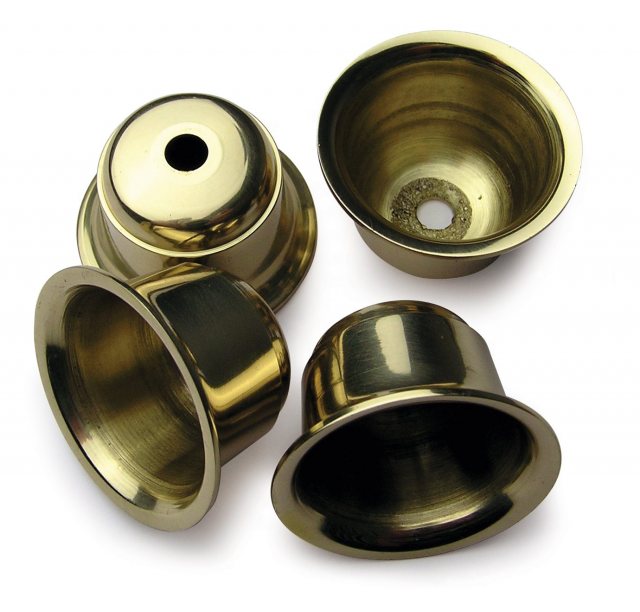 Craft Supplies Brass Candle Cups - 4 pack