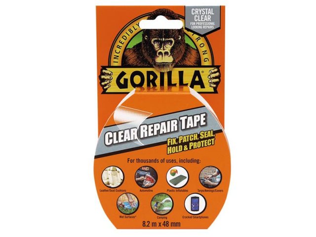 Gorilla Gorilla Tape Clear Repair 48mm x 8.2m