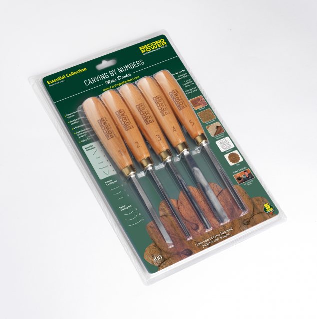 Record Power Record Power Essential Carving Collection - 5pce Tool Set 50002