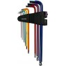 Spear & Jackson Eclipse Professional Tools EHK9PS-L 9-Piece Extra Long Colour Coded Hex Key Set