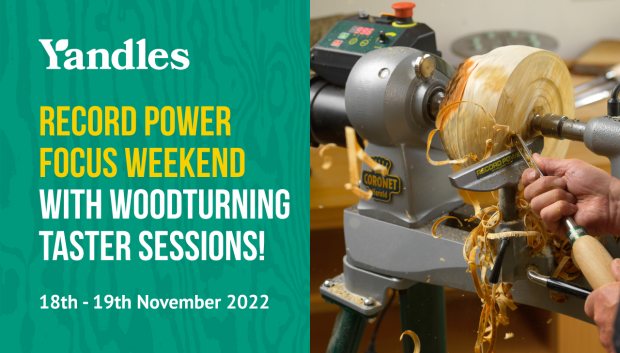 Record Power Focus Weekend with Woodturning TASTER SESSIONS!