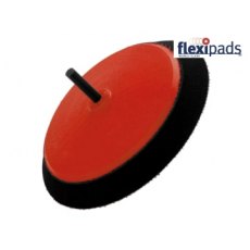 Flexipads Drill Backing Pad 125mm (5in) 6mm GRIP® 125-6-VEL 123mm Pad  Hook & Loop