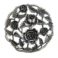 Pewter Lid  - Roses