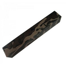20mm Square acrylic Pen Blank, Brown & Beige Cammo
