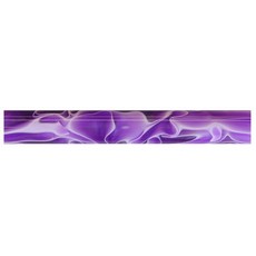 19mm Round Acrylic Pen Blank, Dark Orchid with White Swirl
