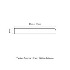 American Cherry Skirting Bullnose