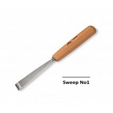 Stubai 10mm Straight Carving Chisel No1 Sweep