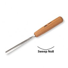 Stubai 6mm Straight Carving Gouge No8 Sweep