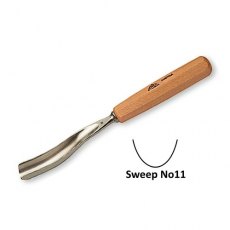 Stubai 6mm Bent Carving Gouge No11 Sweep