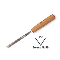 Stubai 2mm V-Parting Tool No39 Sweep