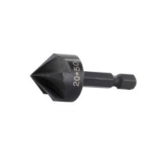 Famag Countersink, alloyed tool steel, with 5 edges, point angle 90 degree,12mm diameter