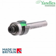 essentials 1/4' bearing guided ovolo cutter 18.7mm diameter, 9.5mm depth of cut - UK MADE