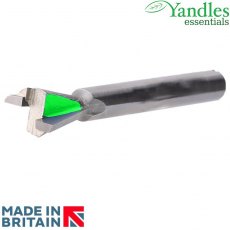 1/4' dovetail cutter 12.7mm diameter, 20mm depth of cut, 98 degree angle, 60mm overall length