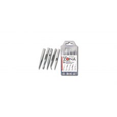 Zona Tools 5 Pce Stainless Steel Tweezer Set In Case for Hobbies / Modeling & Assembly