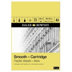 Daler Rowney A3 Smooth Cartridge Paper Pad
