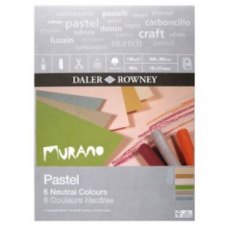 Daler Rowney Murano Pastel Paper Pad  - Neutral colours (16 x 12')