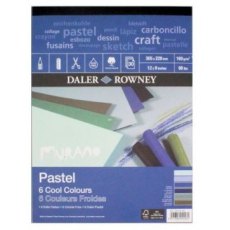 Daler Rowney Murano Pastel Paper Pad - Cool Colours (12 x 9')
