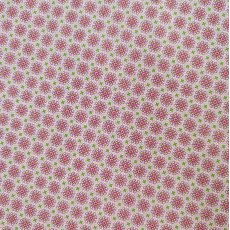 Pink Abstract Floral Cotton Lawn