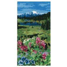 The Mountains DMC Tapestry Canvas