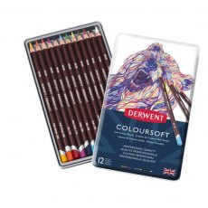Derwent Coloursoft Pencils set of 12