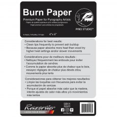 Razertip Sienna Wood Premium Burn Paper 9 - 4"x 6" Sheets