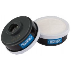 Spare A1P2 Filters (2) for Combined Vapour and Dust Respirator 03030
