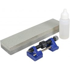 Oilstone 200mm & Honing Guide Kit complete with oil and Honing Guide