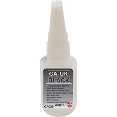 NEW CA-UK Cyanoacrylate Super Glue BLACK Superglue 20g