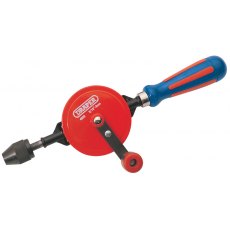 Chuck Double Pinion Hand Drill, 8mm/5/16" - Easy-Grip
