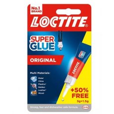 Loctite Super Glue Original Tube 3g + 50% Extra Free