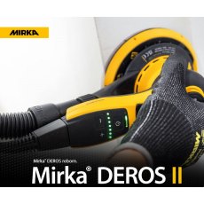 NEW Mirka DEROS II 5650 UK 125mm / 150mm Abranet ACE SOLUTIONS KIT inc Hose & Discs!