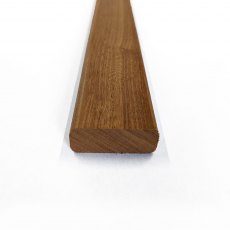 Mid Length Sapele Bench Slats with a Roundover Profile