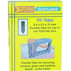 Charnwood T4R Rigid Tabs for T220 & T225, Pack of 2500pcs