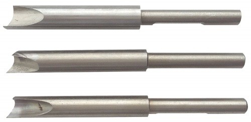 Charnwood Pen Barrel Trimmer Set of 3 Shafts, for 10mm, 3/8' & 27/64' Tubes