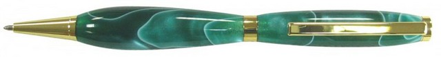 Charnwood 7mm Slimline Twist Pen, Gold