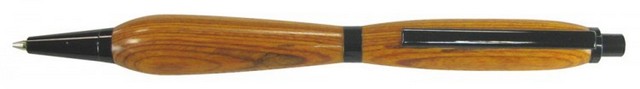 Charnwood 7mm Slimline Click Pencil, Black Chrome
