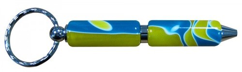 Charnwood 7mm Mini Key Ring Twist Pen, Chrome