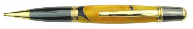 Charnwood Sierra Twist Pencil, Gold & Gun Metal