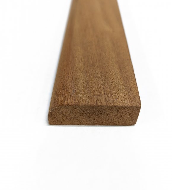Yandles Sapele Bench Slats with a Bullnose Profile