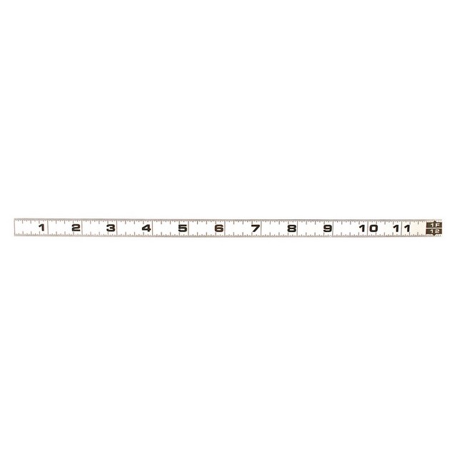 Self-Adhesive Measuring Tape Imperial 3.65m (12') - Yandles