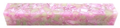 Charnwood Crush Acrylic Pen Blank - Pink and Green
