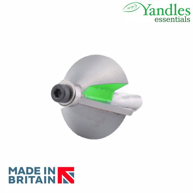 Yandles essentials 1/4' self guided chamfer cutter, 32mm diameter, 12.7mm depth of cut, 45 degree angle