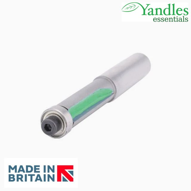 Yandles essentials 1/4' self guided trimming cutter (bottom bearing), 9.5mm diameter, 25.4mm depth of cut