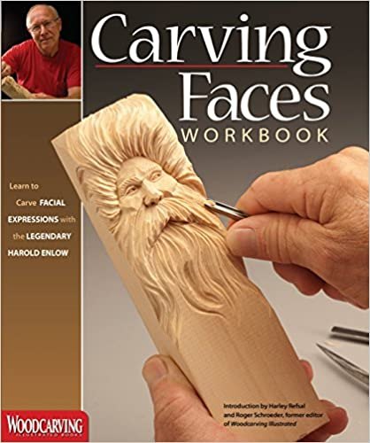 GMC Publications Carving Faces Workbook: Learn to Carve Facial Expressions with the Legendary Harold Enlow