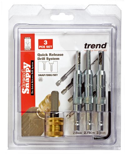 Trend SNAPPY DRILL BIT GUIDE 4PC SET