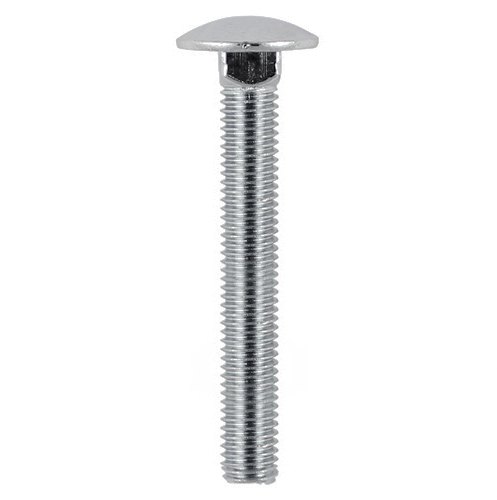 Timco Carriage Bolt DIN 603 - A2 SS M6X40 Pack of 10