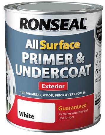 Ronseal Ronseal All Surface Primer & Undercoat Ext White 750ml