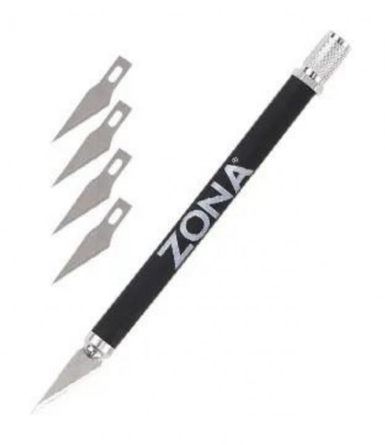 Zona Soft Grip Knife Set with 5 blades